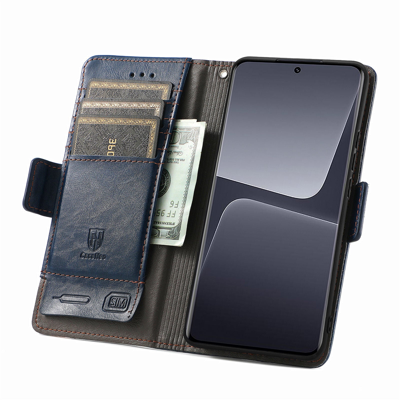 CASENEO 002 Series for Xiaomi 13 Pro 5G Business Splicing Phone Case PU Leather RFID Blocking Wallet Stand Folio Flip Cover CASENEO 002 Series for Xiaomi 13 Pro 5G Business Splicing Phone Case PU Leather RFID Blocking Wallet Stand Folio Flip Cover